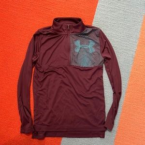Under Armour Boys 1/4 Athletic Long Sleeve